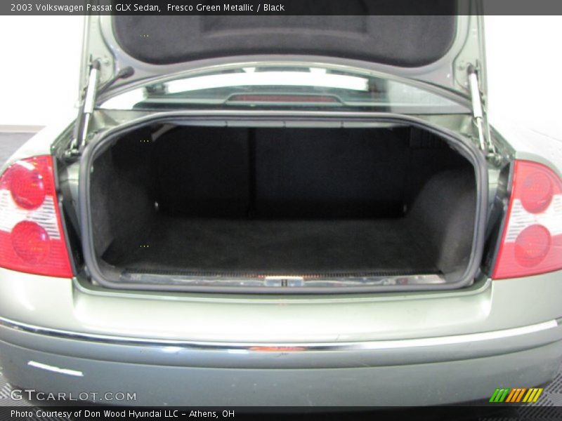Fresco Green Metallic / Black 2003 Volkswagen Passat GLX Sedan