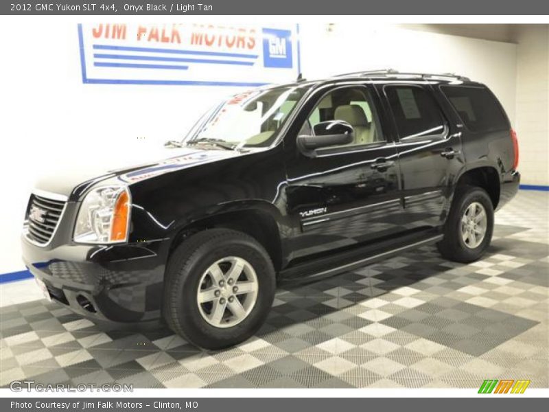 Onyx Black / Light Tan 2012 GMC Yukon SLT 4x4