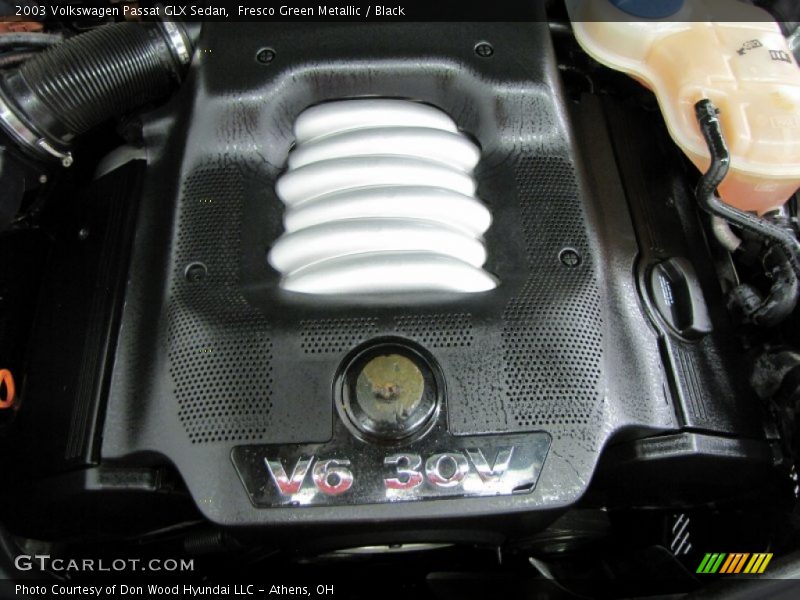 Fresco Green Metallic / Black 2003 Volkswagen Passat GLX Sedan