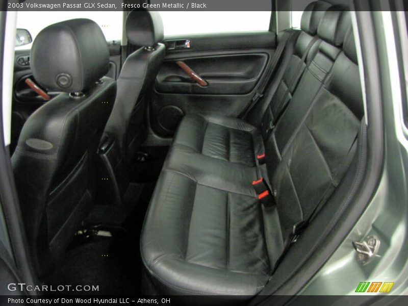 Fresco Green Metallic / Black 2003 Volkswagen Passat GLX Sedan