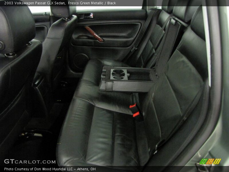 Fresco Green Metallic / Black 2003 Volkswagen Passat GLX Sedan