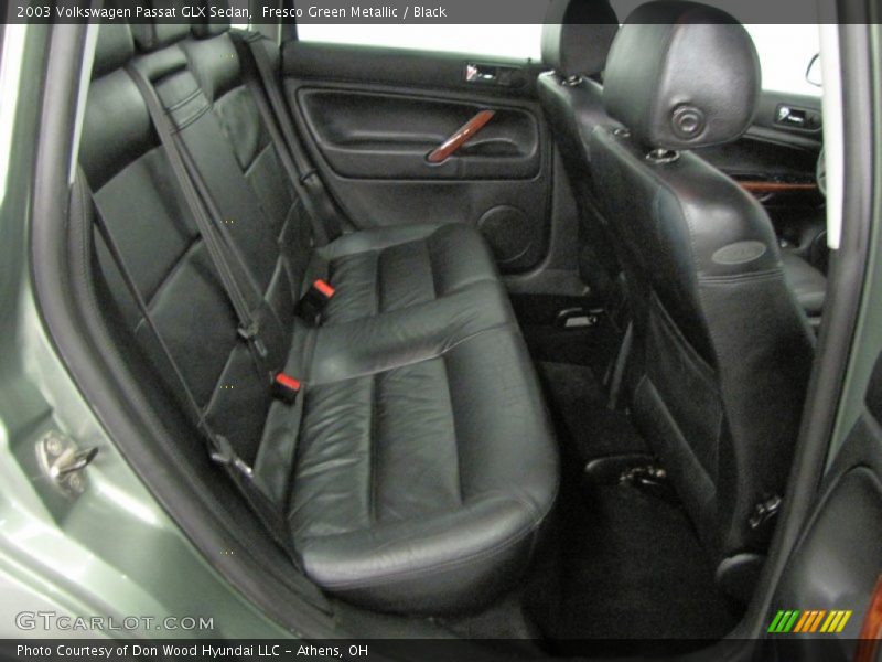 Fresco Green Metallic / Black 2003 Volkswagen Passat GLX Sedan