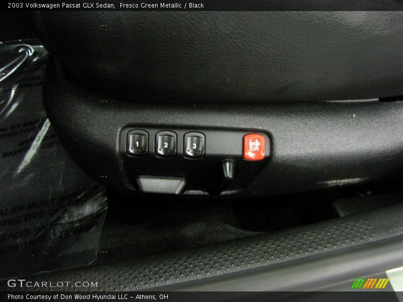 Fresco Green Metallic / Black 2003 Volkswagen Passat GLX Sedan