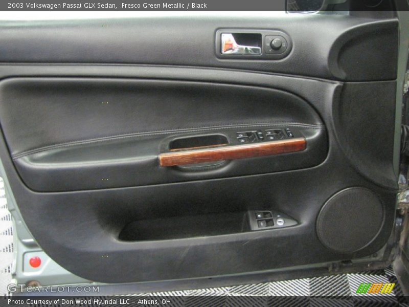Fresco Green Metallic / Black 2003 Volkswagen Passat GLX Sedan