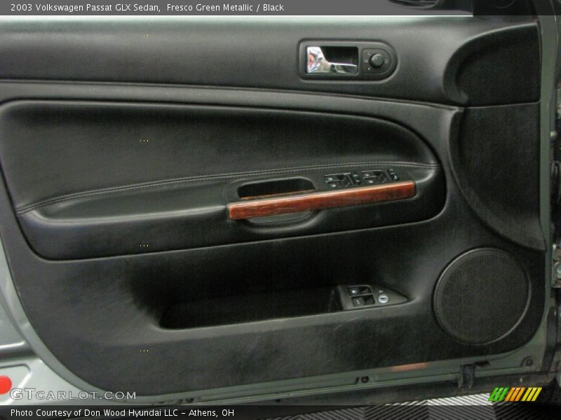 Fresco Green Metallic / Black 2003 Volkswagen Passat GLX Sedan