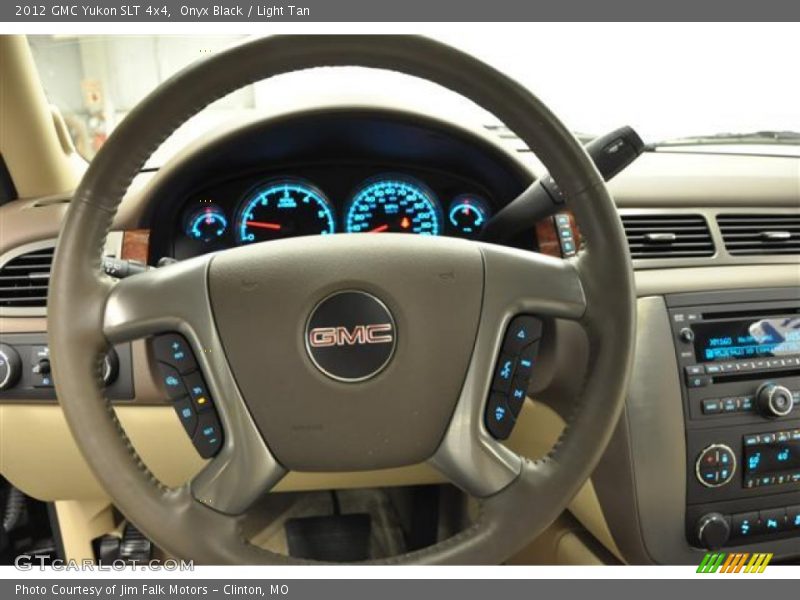 Onyx Black / Light Tan 2012 GMC Yukon SLT 4x4