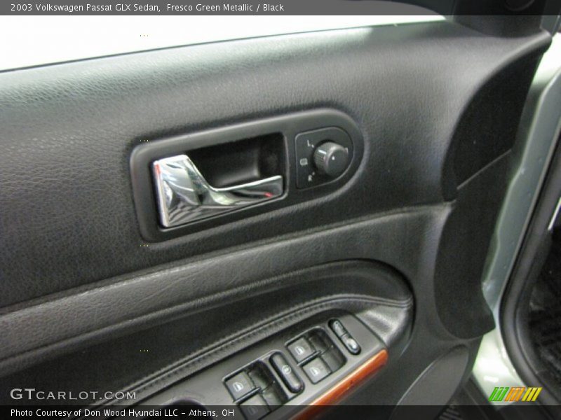 Fresco Green Metallic / Black 2003 Volkswagen Passat GLX Sedan