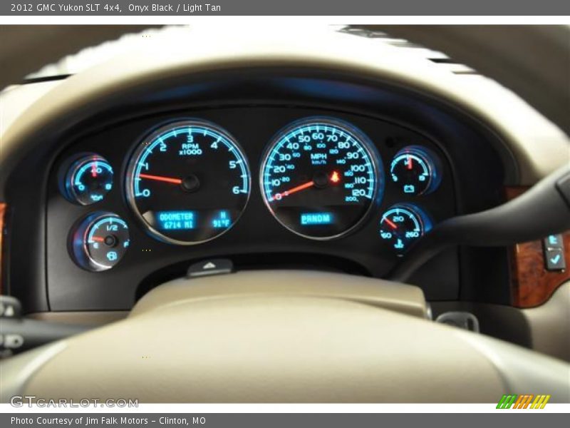 Onyx Black / Light Tan 2012 GMC Yukon SLT 4x4