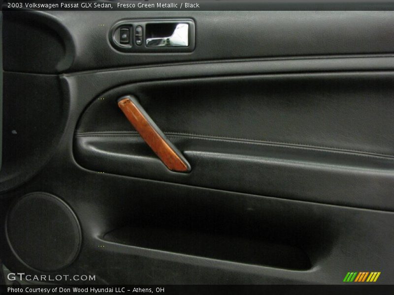 Fresco Green Metallic / Black 2003 Volkswagen Passat GLX Sedan