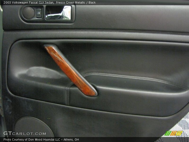 Fresco Green Metallic / Black 2003 Volkswagen Passat GLX Sedan