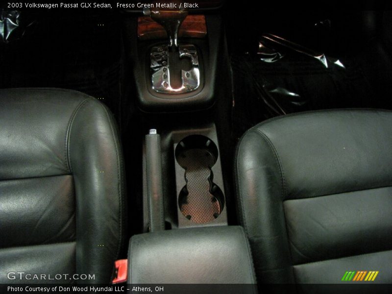 Fresco Green Metallic / Black 2003 Volkswagen Passat GLX Sedan