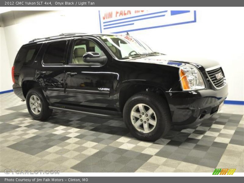 Onyx Black / Light Tan 2012 GMC Yukon SLT 4x4