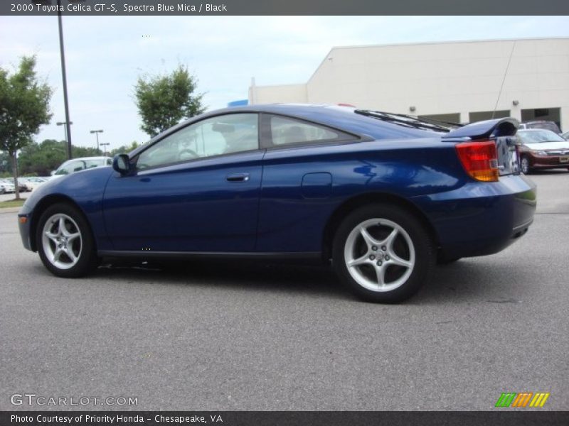 Spectra Blue Mica / Black 2000 Toyota Celica GT-S
