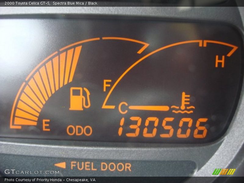 Spectra Blue Mica / Black 2000 Toyota Celica GT-S