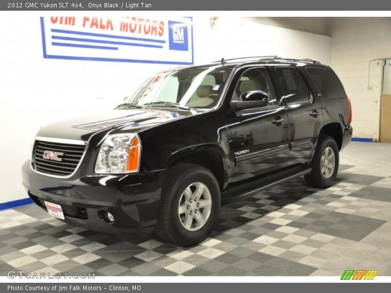 Onyx Black / Light Tan 2012 GMC Yukon SLT 4x4
