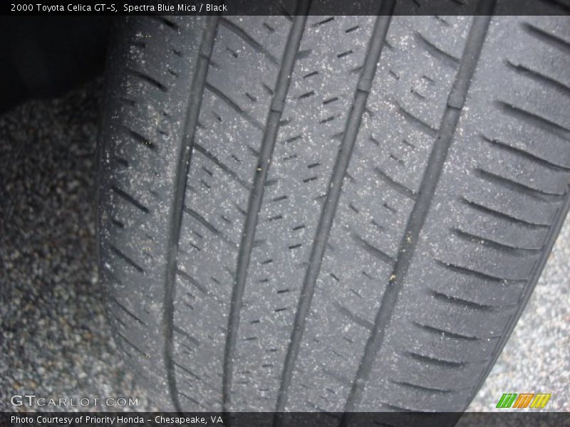 Spectra Blue Mica / Black 2000 Toyota Celica GT-S