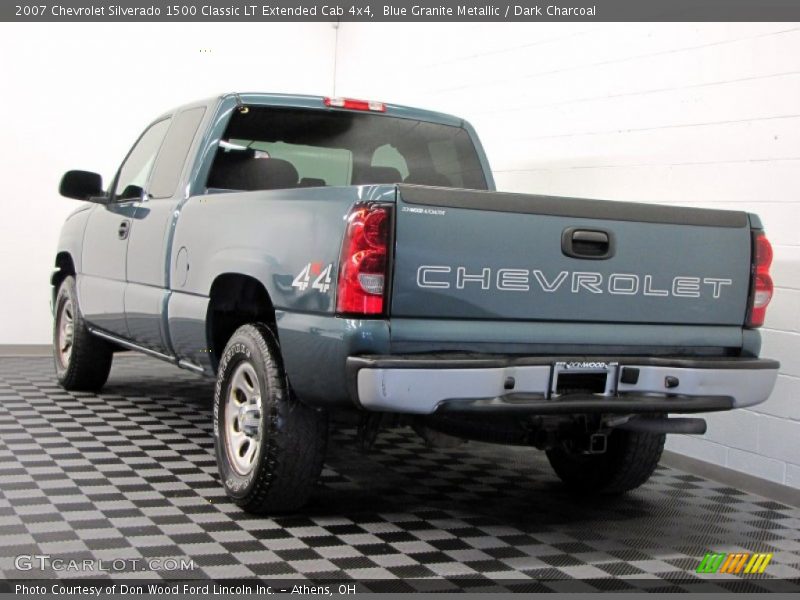 Blue Granite Metallic / Dark Charcoal 2007 Chevrolet Silverado 1500 Classic LT Extended Cab 4x4