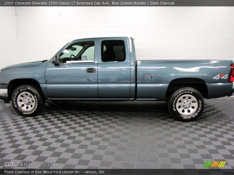 Blue Granite Metallic / Dark Charcoal 2007 Chevrolet Silverado 1500 Classic LT Extended Cab 4x4