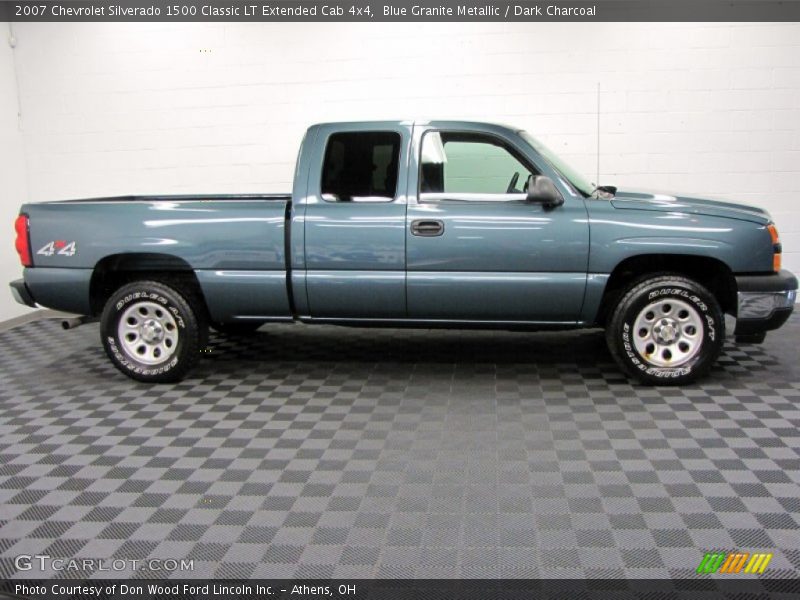 Blue Granite Metallic / Dark Charcoal 2007 Chevrolet Silverado 1500 Classic LT Extended Cab 4x4