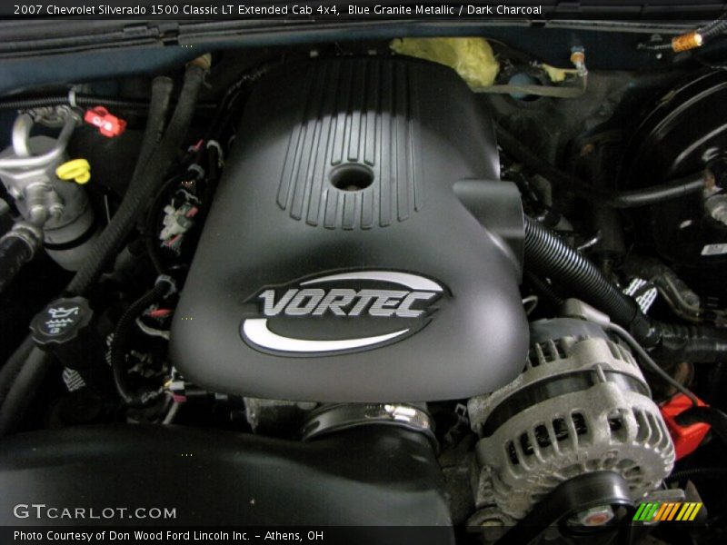 Blue Granite Metallic / Dark Charcoal 2007 Chevrolet Silverado 1500 Classic LT Extended Cab 4x4