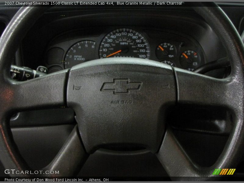 Blue Granite Metallic / Dark Charcoal 2007 Chevrolet Silverado 1500 Classic LT Extended Cab 4x4
