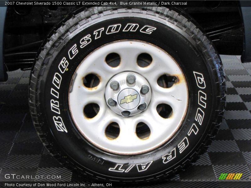 Blue Granite Metallic / Dark Charcoal 2007 Chevrolet Silverado 1500 Classic LT Extended Cab 4x4