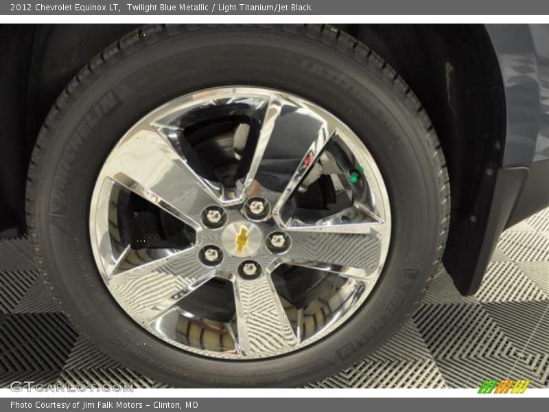 Twilight Blue Metallic / Light Titanium/Jet Black 2012 Chevrolet Equinox LT
