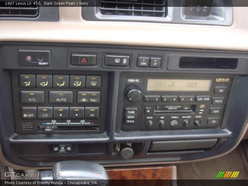 Controls of 1997 LX 450