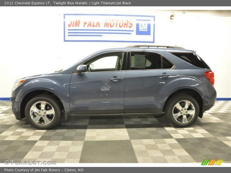 Twilight Blue Metallic / Light Titanium/Jet Black 2012 Chevrolet Equinox LT