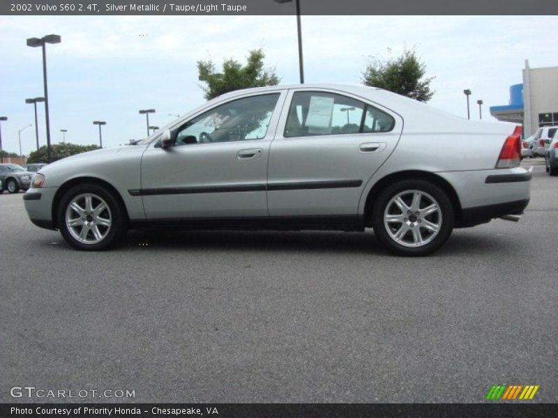 Silver Metallic / Taupe/Light Taupe 2002 Volvo S60 2.4T