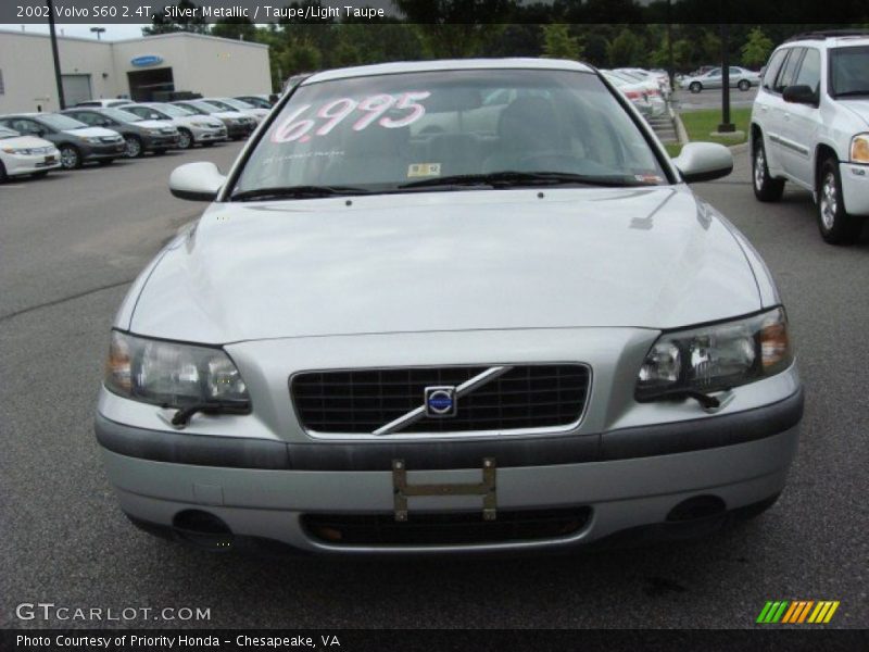 Silver Metallic / Taupe/Light Taupe 2002 Volvo S60 2.4T