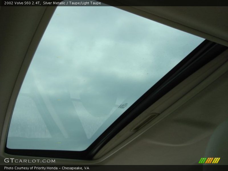 Sunroof of 2002 S60 2.4T