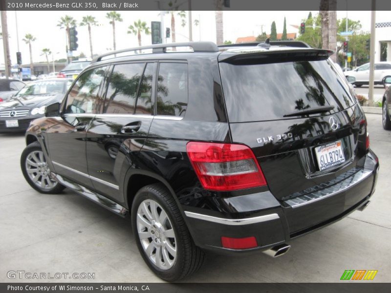 Black / Black 2010 Mercedes-Benz GLK 350