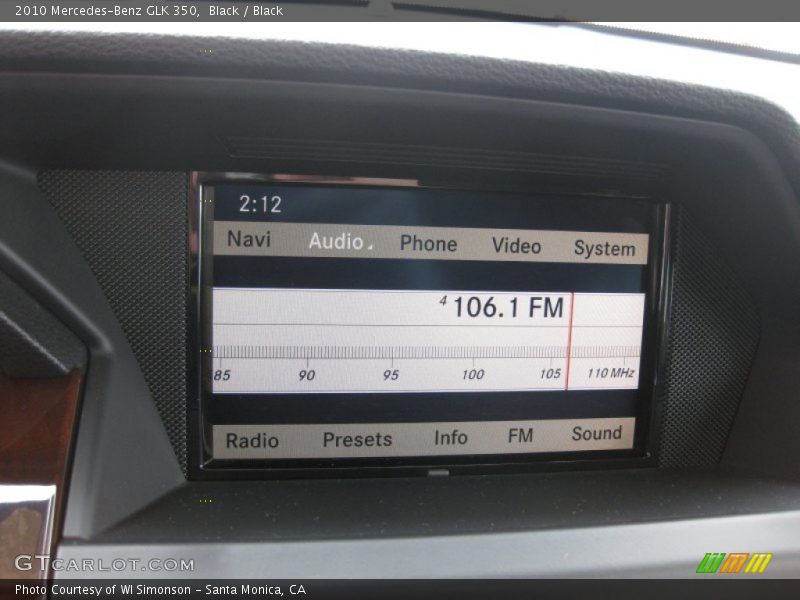 Black / Black 2010 Mercedes-Benz GLK 350