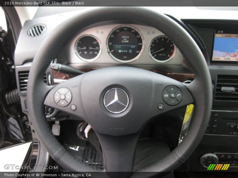 Black / Black 2010 Mercedes-Benz GLK 350