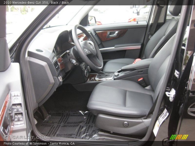 Black / Black 2010 Mercedes-Benz GLK 350