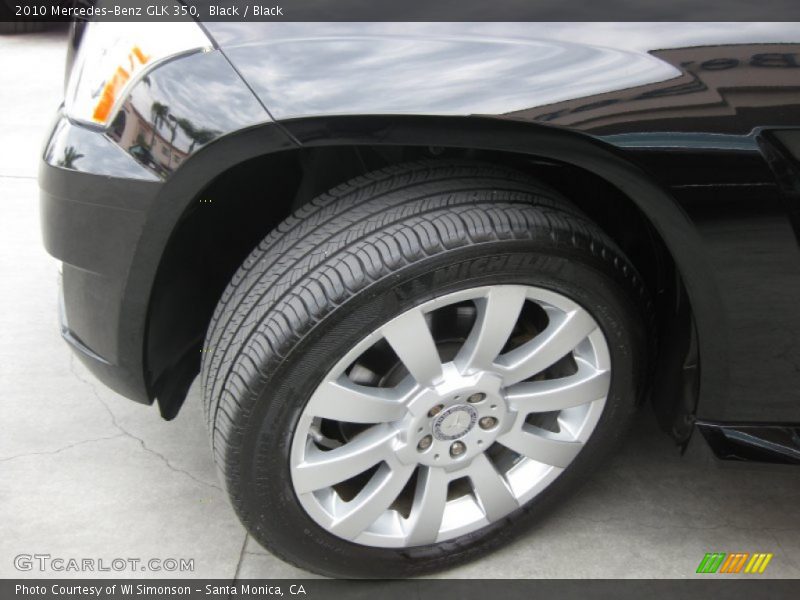 Black / Black 2010 Mercedes-Benz GLK 350