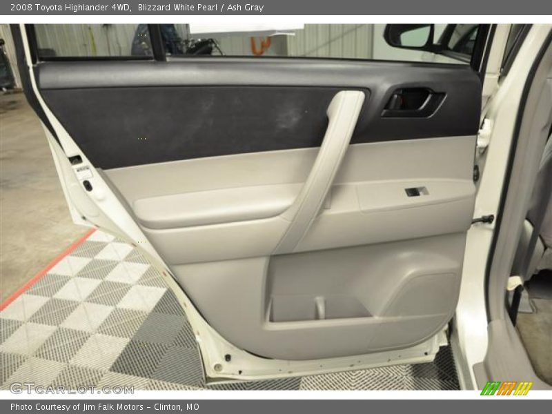 Blizzard White Pearl / Ash Gray 2008 Toyota Highlander 4WD