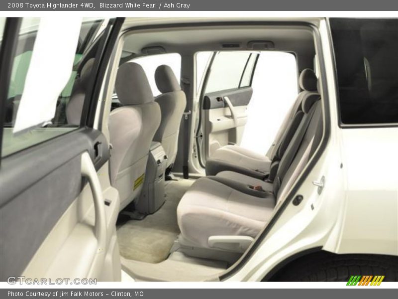 Blizzard White Pearl / Ash Gray 2008 Toyota Highlander 4WD