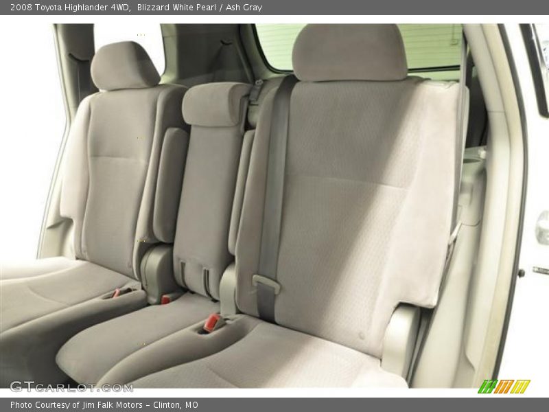 Blizzard White Pearl / Ash Gray 2008 Toyota Highlander 4WD