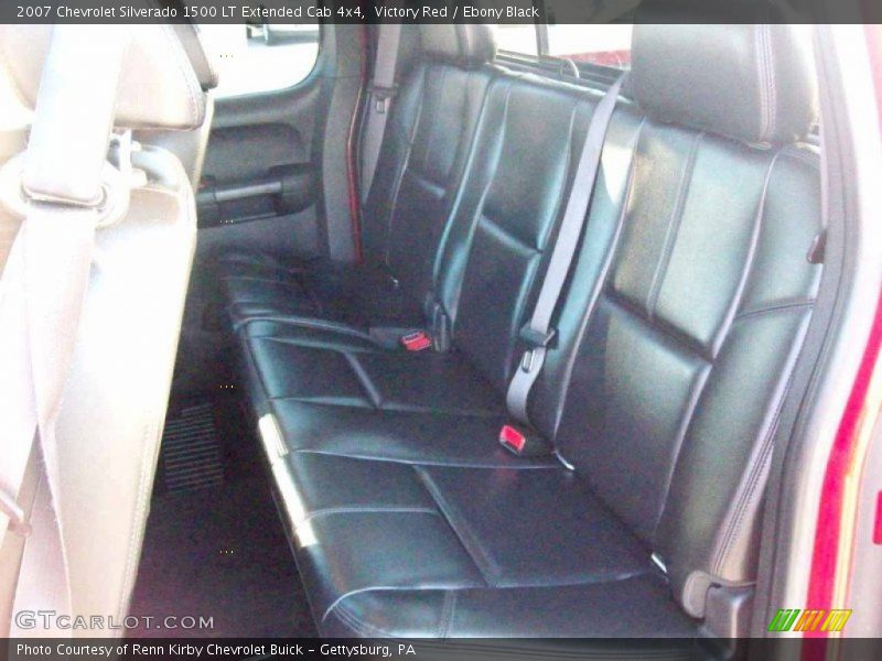 Victory Red / Ebony Black 2007 Chevrolet Silverado 1500 LT Extended Cab 4x4