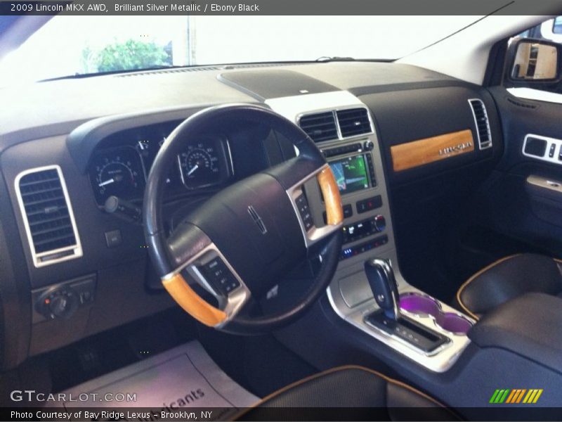 Brilliant Silver Metallic / Ebony Black 2009 Lincoln MKX AWD