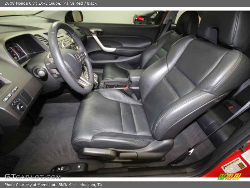 Rallye Red / Black 2008 Honda Civic EX-L Coupe