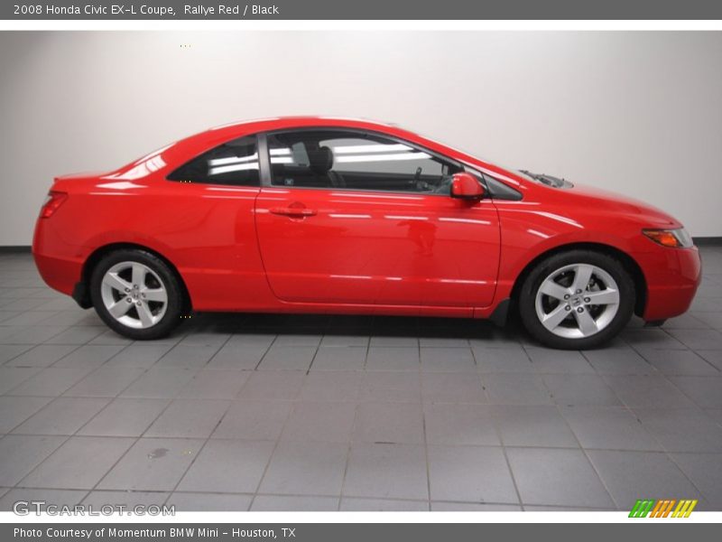 Rallye Red / Black 2008 Honda Civic EX-L Coupe