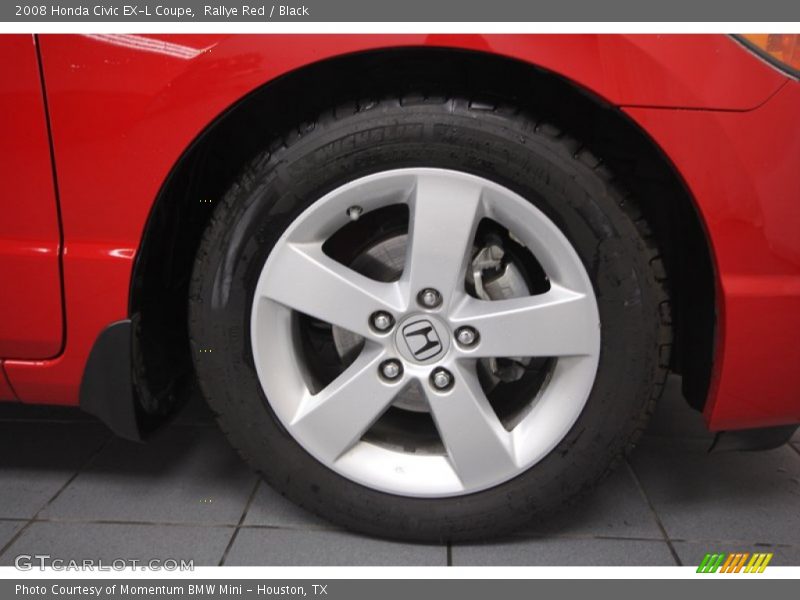 Rallye Red / Black 2008 Honda Civic EX-L Coupe