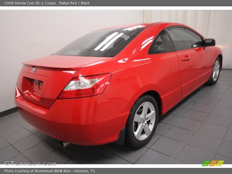 Rallye Red / Black 2008 Honda Civic EX-L Coupe
