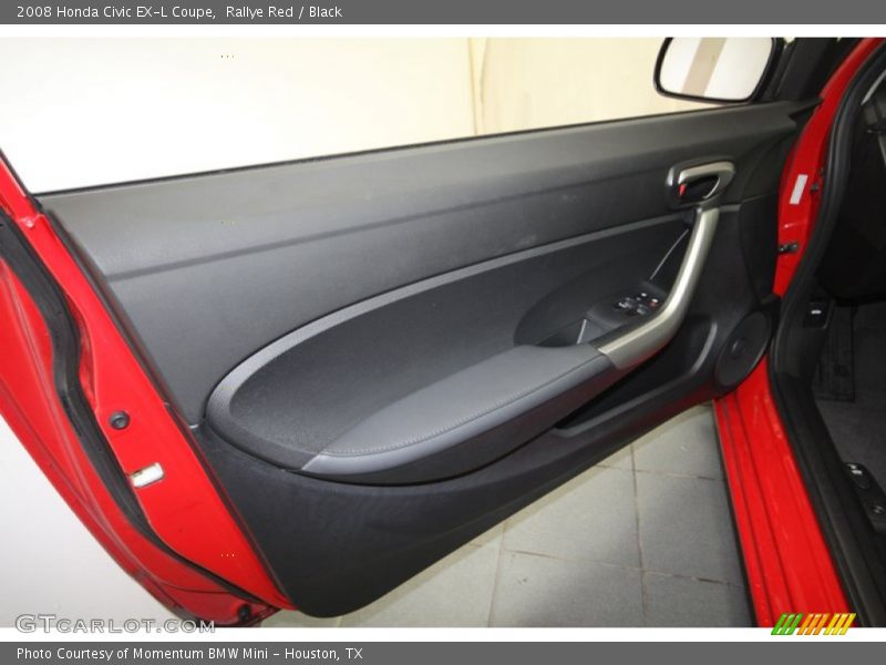Rallye Red / Black 2008 Honda Civic EX-L Coupe