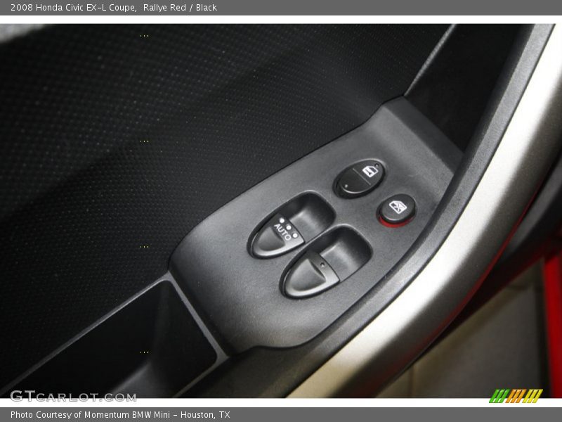 Rallye Red / Black 2008 Honda Civic EX-L Coupe