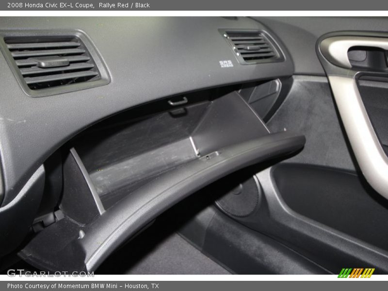 Rallye Red / Black 2008 Honda Civic EX-L Coupe