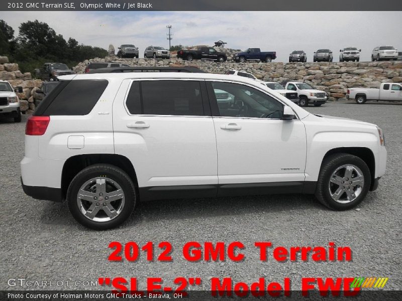 Olympic White / Jet Black 2012 GMC Terrain SLE